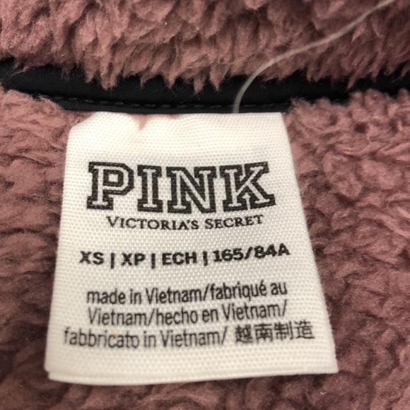PINK Victoria’s Secret Teddy half zip pullover - Picture 4 of 6